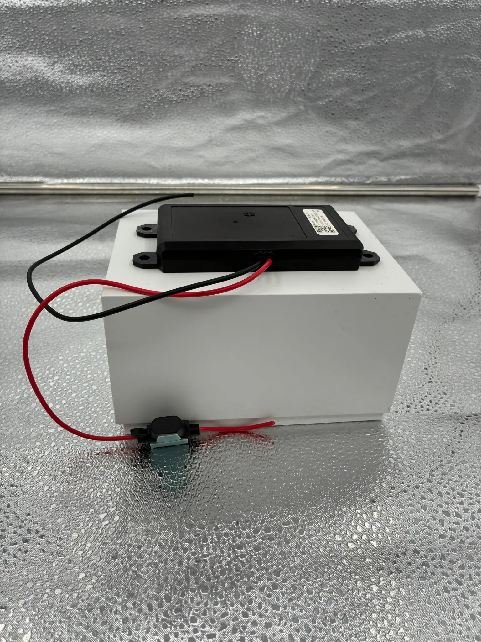 Hardwired car GPS tracker with power leads