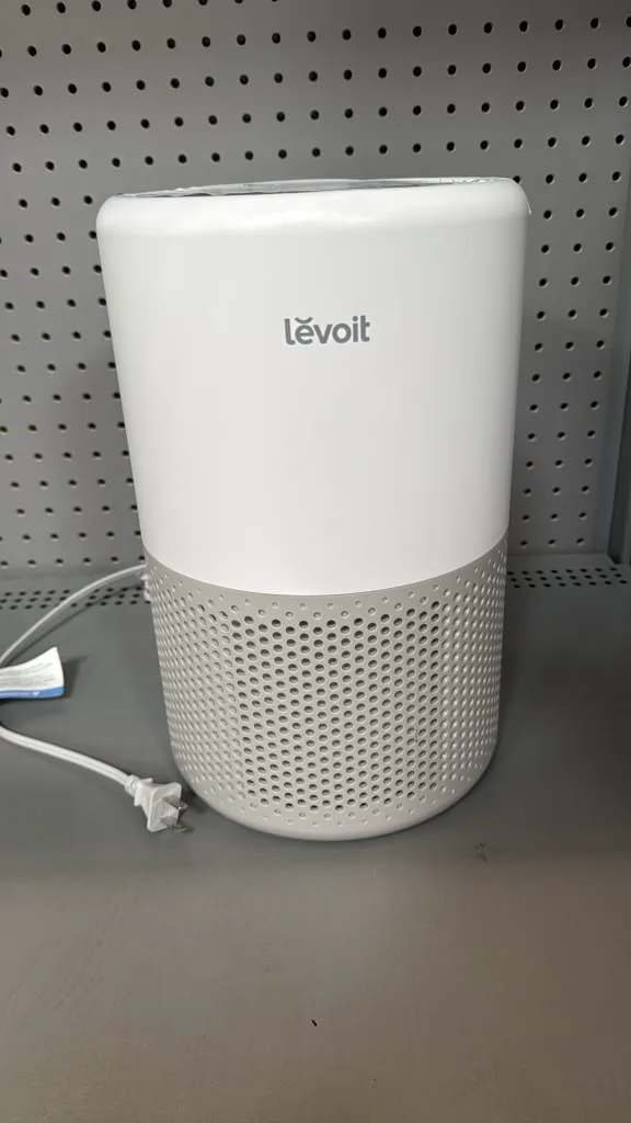 White air purifier hidden camera configuration